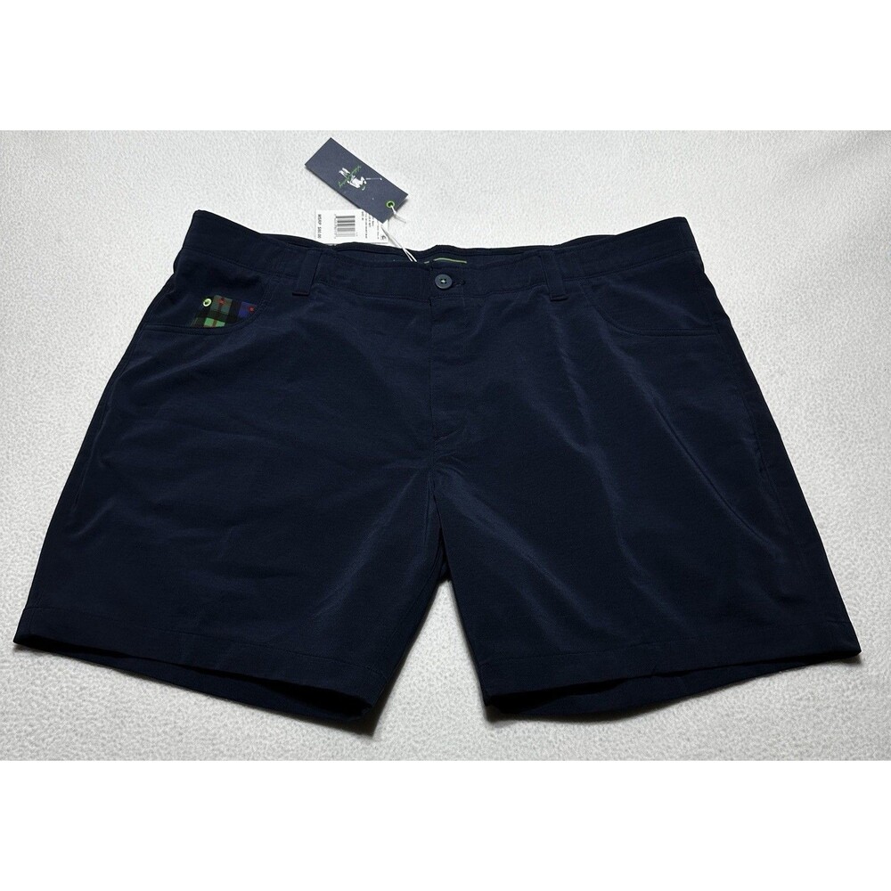 William Murray Men's Classic 7” Straight Fit Golf Shorts Navy Size 40 New NWT